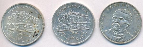 1992-1994. 200Ft Ag (3xklf) "MNB/Deák" T:2