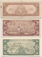 Kuba 1960. 10P + 1961. 10P + 1981. 1P T:II-III
Cuba 1960. 10 Peso + 1961. 10 Peso + 1981. 1 Peso C:...