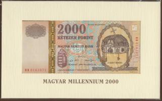 2000. 2000Ft "Millenium" T:I eredeti bontatlan díszcsomagolásban!