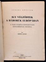 Erőss János: Igy végződtek a háborúk Európában. A nagy európai konfliktusok befejezésének drámája. A...
