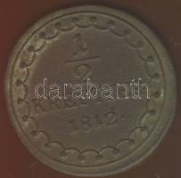 Ausztria 1812A 1/2Kr T:2-/3+ kis hor.