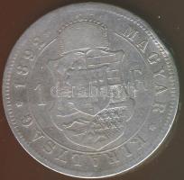 1892. 1Ft Ag "Fiumei címer" T:3/4+ ph