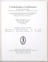 A Szabadságharc Emléktárgyai Aukció - Nudelman Gyűjtemény 1998. március 10-11. Használt, de jó állap...