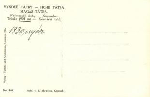 Tátra, Vysoke Tatry; Kezmarske Zleby / Késmárki itató, automobil / hotel, automobile