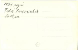 1930 Tátra, Vysoke Tatry; Fehér tó, menház / lake, resthouse, photo