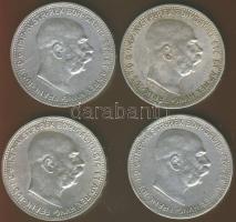 Ausztria 1912-16. 1K Ag 4klf T:2,2-