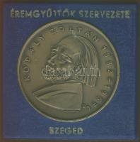 1982. "MÉE - Szeged" Br plakett T:2