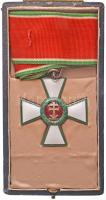 1939. "Magyar Érdemrend középkeresztje hadiszalagon" zománcozott kitüntetés, nem eredeti m...
