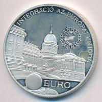 1997. 2000Ft Ag "Integráció az EU-ba-EURO I" T:1-(PP)
