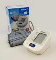 Omron M2 márkájú digitális vérnyomásmérő eredeti dobozában, 16×12 cm