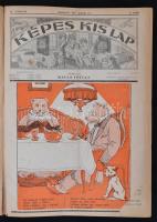 1927 Képes Kis Lap. Szerk.: Havas István.  IV. évfolyam. 1-34. szám. Átkötött egészvászon kötés, meg...