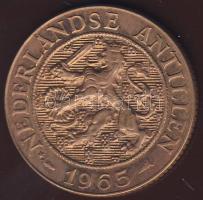 Holland Antillák 1965. 2,1/2c ritkább verdejel hal + csillag T:2