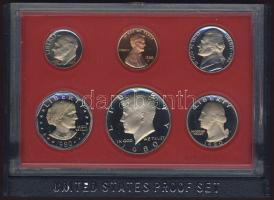 USA 1980S 1c - 1$ 6klf db szettben T:PP
