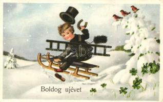 12 db RÉGI üdvözlőlap, vegyes minőség / 12 pre-1945 greeting postcards, mixed quality