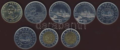 2002-2007. 20Ft (1x), 50Ft (5x) 3klf, 100Ft (2x) összesen 8db 5klf T:2