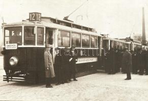 16 db MODERN használatlan vidéki villamosos motívumlap / 16 modern unused Hungarian trams motive car...