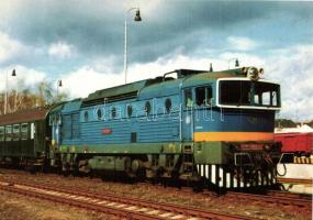 20 db MODERN használatlan külföldi vasutas motívumlap, vonatok / 20 modern unused European trains mo...