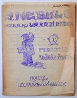 1919 A Nebuló c. stencilezett kis példányszámú lap egy (egyetlen) száma