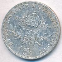 Ausztria 1908. 1K Ag "Ferenc József - Jubileum" T:2,2-
Austria 1908. 1 Corona Ag "Fr...