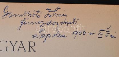 Bakos Jenő (szerk.): Magyar mozdonyvezetők almanachja. Bp., 1932, Országos Szakcsoport. Kiadói arany...