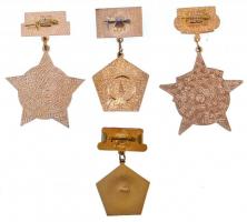 Szovjetunió 7db-os vegyes jelvény és kitüntetés tétel, főleg militária témában T:1-,2
Soviet Union ...