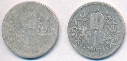 Ausztria 1895-1988. 1K Ag "Ferenc József" (2xklf) T:3
Austria 1895-1898. 1 Corona Ag &quo...