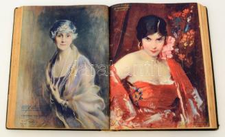 1930 Pesi Hírlap Vasárnapja 52. évfolyam 1-17. számok, átkötött egészvászon kötés, kissé kopottas bo...