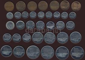 Hollandia 1948-tól - 1980-as évekig 5c (7x), 10c (9x), 25c (10x), 1G (6x), 2 1/3G (4x) összesen 36db...
