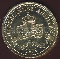 Holland Antillák 1979. 50G Au 3,38g T:BU Csak 11000db R!