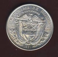 Panama 1961. 1/4B Ag T:2