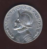 Panama 1933. 1/4B Ag T:3