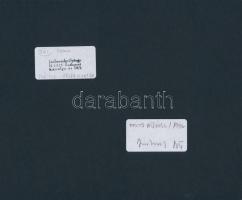 1982 Jankovszky György(1946-): Budapest, VIII. kerület, Práter utca és Vajdahunyad utca sarka, felir...