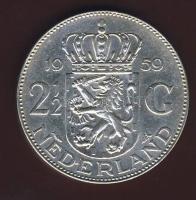 Hollandia 1959. 2 1/2G Ag "Julianna" T:2