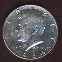 USA 1964. 1/2$ Ag "Kennedy" T:2
