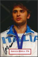 Garozzo Enrico olimpiai érmes vívó saját kézzel aláírt fotója / Autograph signed photo of Olympic Games contestant 16x10 cm