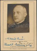 1945 Kispest, Katonai tábori lelkész számára kiállított fényképes igazolvány