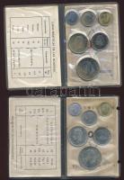 Spanyolország 1980. 50cts - 100P 6klf db (2x) 2klf kivitelű szettben T:1