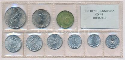 1980. 2f-10Ft (10xklf) érmés forgalmi sor fóliatokban T:1 
Adamo FO13