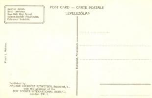 Svéd cserkész; kiadja a Magyar Cserkész Szövetség / Swedish boy scout s: Márton L