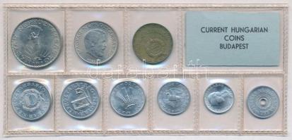 1975. 2f-10Ft (9xklf) érmés forgalmi sor fóliatokban T:1