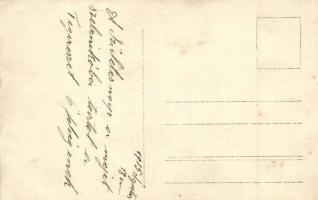 1915 Sibenik, Sebenico; K.u.K. Kriegsmarine. haditengerészet által rendezett születésnapi ünnepség a...