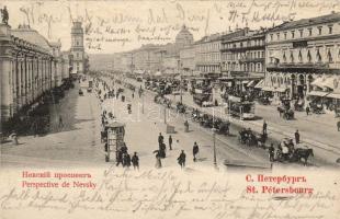 1903. Szentpétervár képeslap Varsóba