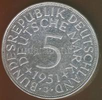 NSZK 1951J 5DM Ag T:3+ ph