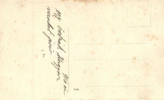 1916 Osztrák-Magyar Haditengerészet tengeralattjárója tisztelgő matrózokkal  / K.u.K. Kriegsmarine U...