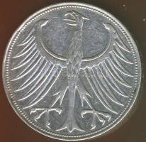 NSZK 1951J 5DM Ag T:3+ ph