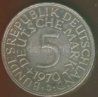 NSZK 1970J 5DM Ag T:3+ ph