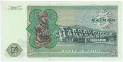 Zaire 1977. 5Z T:I,I-
Zaire 1977. 5 Zaires C:UNC,AU
Krause 21