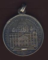 1826. "XII.Leo Pápa" Ag 9g érem szign. Heiberger T:2 ph