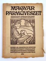 1911-1913 A Magyar Iparművészet c. újság 12 db száma, kettő kivételével jó állapotban