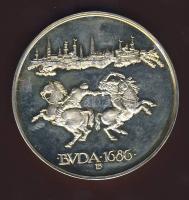 1986. "MÉE - Buda visszafoglalása" Ag 36,18g T:PP